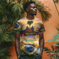 Personalized Brazil Haiti T shirt Heritage Landscape
