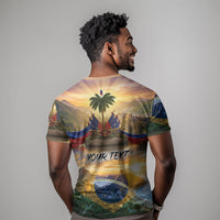 Personalized Brazil Haiti T shirt Heritage Landscape