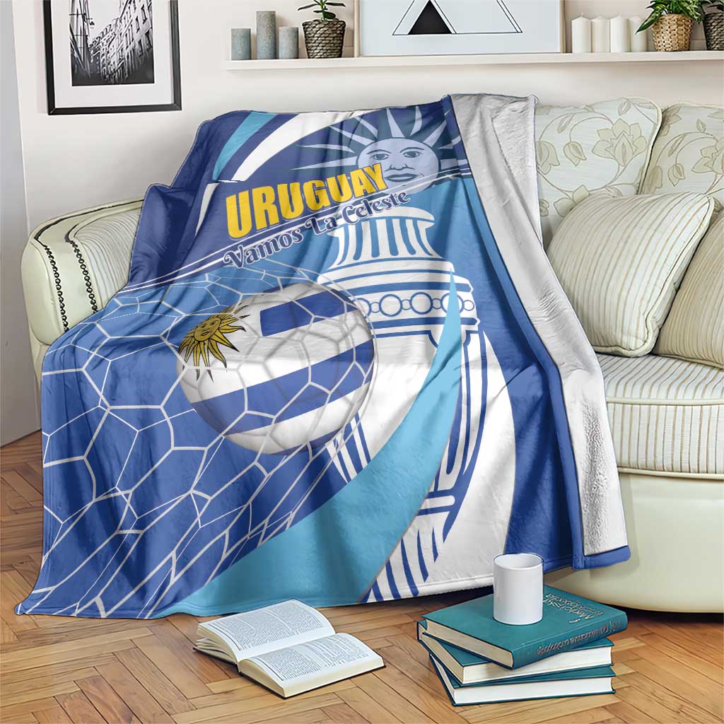 Uruguay 2024 Football Champions Blanket Vamos La Celeste