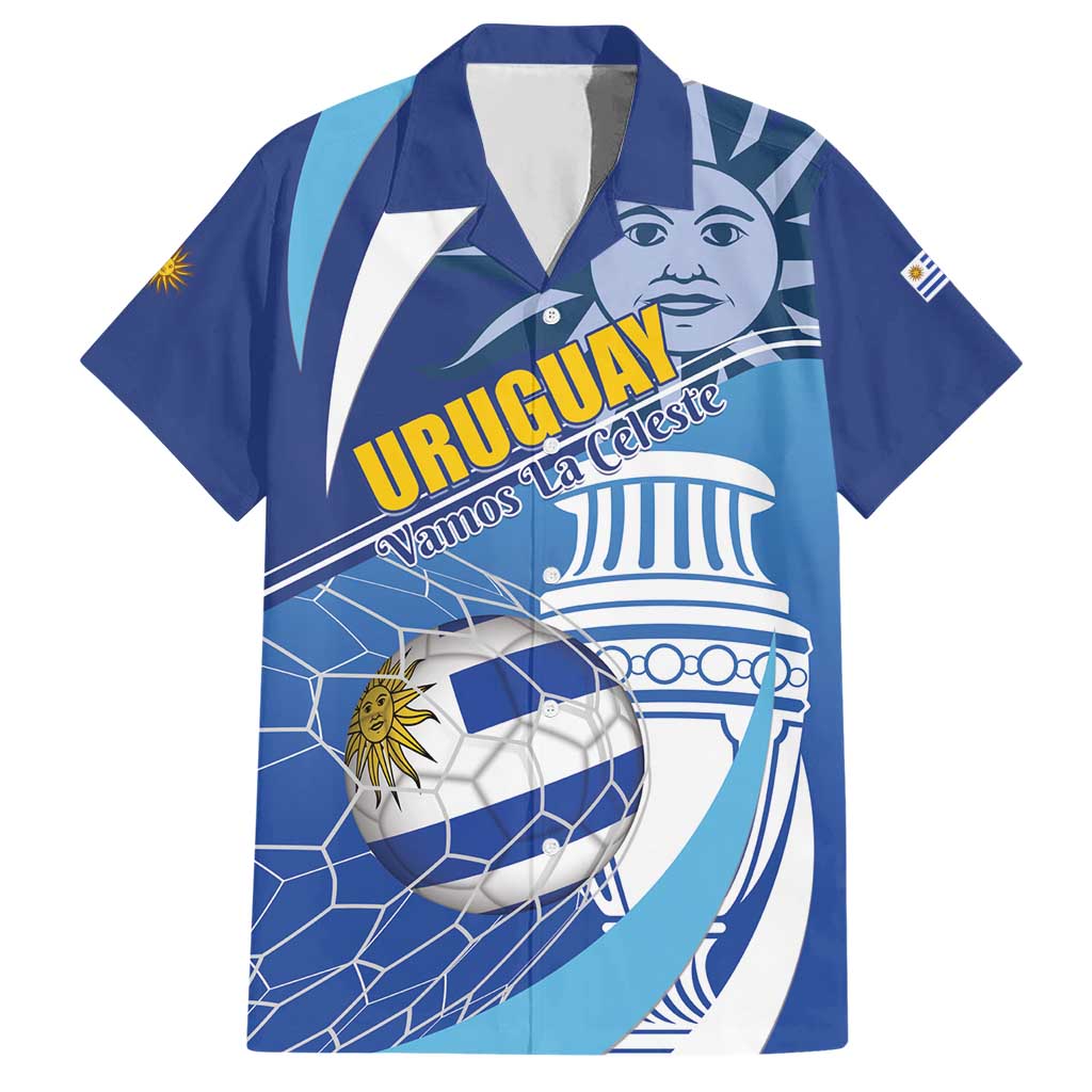 Uruguay 2024 Football Champions Hawaiian Shirt Vamos La Celeste - Wonder Print Shop