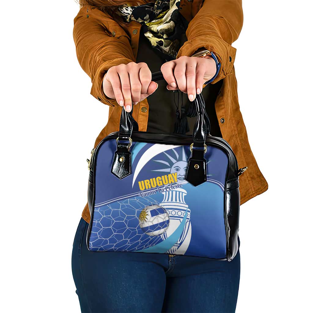 Uruguay 2024 Football Champions Shoulder Handbag Vamos La Celeste