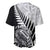 New Zealand Silver Fern Rugby Baseball Jersey Aotearoa Maori Black Version - Wonder Print Shop