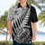 New Zealand Silver Fern Rugby Hawaiian Shirt Aotearoa Maori Black Version - Wonder Print Shop