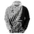 New Zealand Silver Fern Rugby Hoodie Aotearoa Maori Black Version - Wonder Print Shop