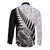 New Zealand Silver Fern Rugby Long Sleeve Button Shirt Aotearoa Maori Black Version - Wonder Print Shop