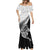 New Zealand Silver Fern Rugby Mermaid Dress Aotearoa Maori Black Version - Wonder Print Shop