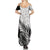 New Zealand Silver Fern Rugby Summer Maxi Dress Aotearoa Maori Black Version - Wonder Print Shop