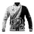 Custom New Zealand Silver Fern Rugby Baseball Jacket Aotearoa Maori Black Version - Wonder Print Shop