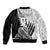 Custom New Zealand Silver Fern Rugby Bomber Jacket Aotearoa Maori Black Version - Wonder Print Shop