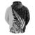 New Zealand Silver Fern Rugby Hoodie Aotearoa Maori White Version - Wonder Print Shop