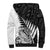 New Zealand Silver Fern Rugby Sherpa Hoodie Aotearoa Maori White Version - Wonder Print Shop