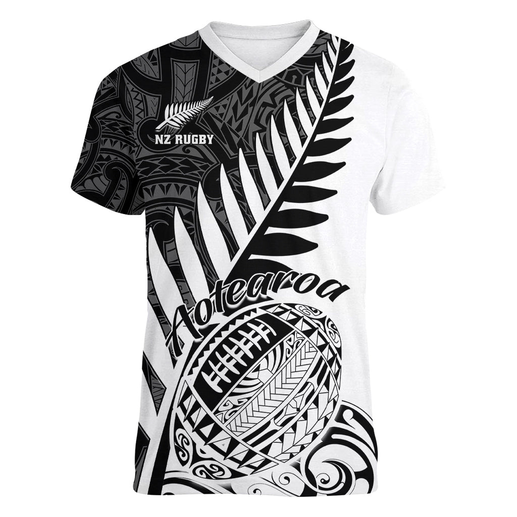 new-zealand-silver-fern-rugby-women-v-neck-t-shirt-aotearoa-maori-white-version