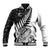 Custom New Zealand Silver Fern Rugby Baseball Jacket Aotearoa Maori White Version - Wonder Print Shop