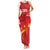 Custom China 2024 Family Matching Tank Maxi Dress and Hawaiian Shirt Chinese Dragon Yellow Star - Wonder Print Shop