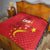 Custom China 2024 Quilt Chinese Dragon Yellow Star