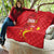 Custom China 2024 Quilt Chinese Dragon Yellow Star