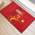 Custom China 2024 Rubber Doormat Chinese Dragon Yellow Star - Wonder Print Shop