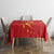 Custom China 2024 Tablecloth Chinese Dragon Yellow Star - Wonder Print Shop