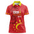 Custom China 2024 Women Polo Shirt Chinese Dragon Yellow Star - Wonder Print Shop