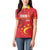 Custom China 2024 Women Polo Shirt Chinese Dragon Yellow Star - Wonder Print Shop