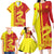 Custom China Family Matching Long Sleeve Bodycon Dress and Hawaiian Shirt Chinese Dragon With Eiffel Tower - Wonder Print Shop