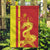 Custom China Garden Flag Chinese Dragon With Eiffel Tower - Wonder Print Shop