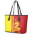 Custom China Leather Tote Bag Chinese Dragon With Eiffel Tower