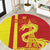 Custom China Round Carpet Chinese Dragon With Eiffel Tower