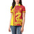 Custom China Women Polo Shirt Chinese Dragon With Eiffel Tower - Wonder Print Shop