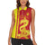 Custom China Women Sleeveless Polo Shirt Chinese Dragon With Eiffel Tower - Wonder Print Shop