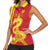 Custom China Women Sleeveless Polo Shirt Chinese Dragon With Eiffel Tower - Wonder Print Shop