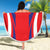 Custom Taiwan Beach Blanket Taiwanese Sporty Flag Style - Wonder Print Shop