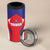 Taiwan 4 in 1 Can Cooler Tumbler Taiwanese Sporty Flag Style - Wonder Print Shop