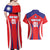 Custom Taiwan Couples Matching Off Shoulder Maxi Dress and Hawaiian Shirt Taiwanese Sporty Flag Style - Wonder Print Shop