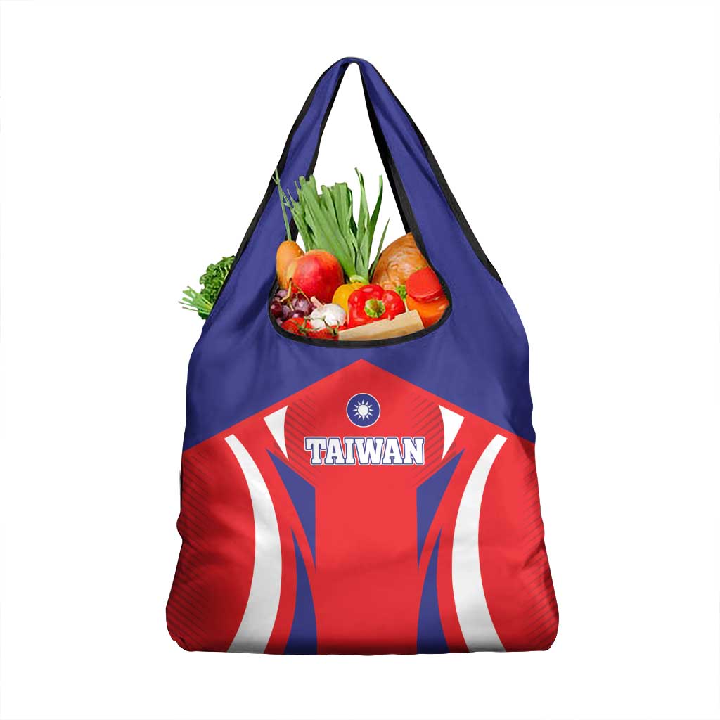 Taiwan Grocery Bag Taiwanese Sporty Flag Style