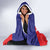 Custom Taiwan Hooded Blanket Taiwanese Sporty Flag Style