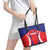 Custom Taiwan Leather Tote Bag Taiwanese Sporty Flag Style