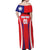 Custom Taiwan Off Shoulder Maxi Dress Taiwanese Sporty Flag Style - Wonder Print Shop