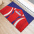 Custom Taiwan Rubber Doormat Taiwanese Sporty Flag Style - Wonder Print Shop