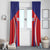 Custom Taiwan Window Curtain Taiwanese Sporty Flag Style - Wonder Print Shop