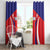 Custom Taiwan Window Curtain Taiwanese Sporty Flag Style - Wonder Print Shop