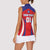 Custom Taiwan Women Sleeveless Polo Shirt Taiwanese Sporty Flag Style - Wonder Print Shop