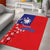 Personalized Proud To Be Taiwanese Area Rug Flag Map Plum Blossom - Wonder Print Shop