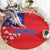 Personalized Proud To Be Taiwanese Round Carpet Flag Map Plum Blossom