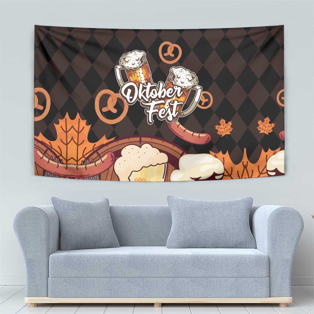 Oktoberfest German Beer Festival Celebration Tapestry - Wonder Print Shop