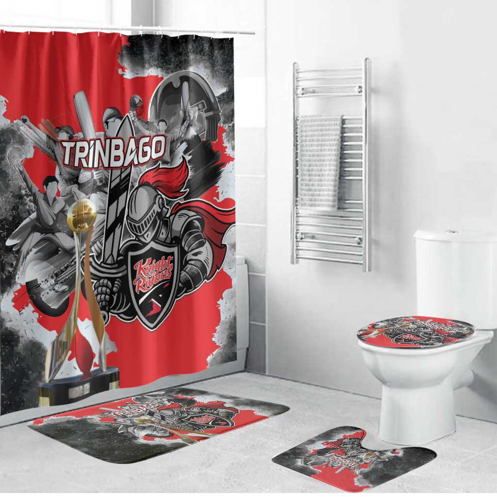 Trinbago Cricket Knight Riders Champion Bathroom Set - Wonder Print Shop
