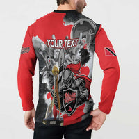 Personalized Trinbago Cricket Knight Riders Champion Button Sweatshirt - Wonder Print Shop