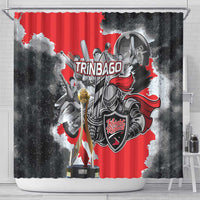 Trinbago Cricket Knight Riders Champion Shower Curtain - Wonder Print Shop