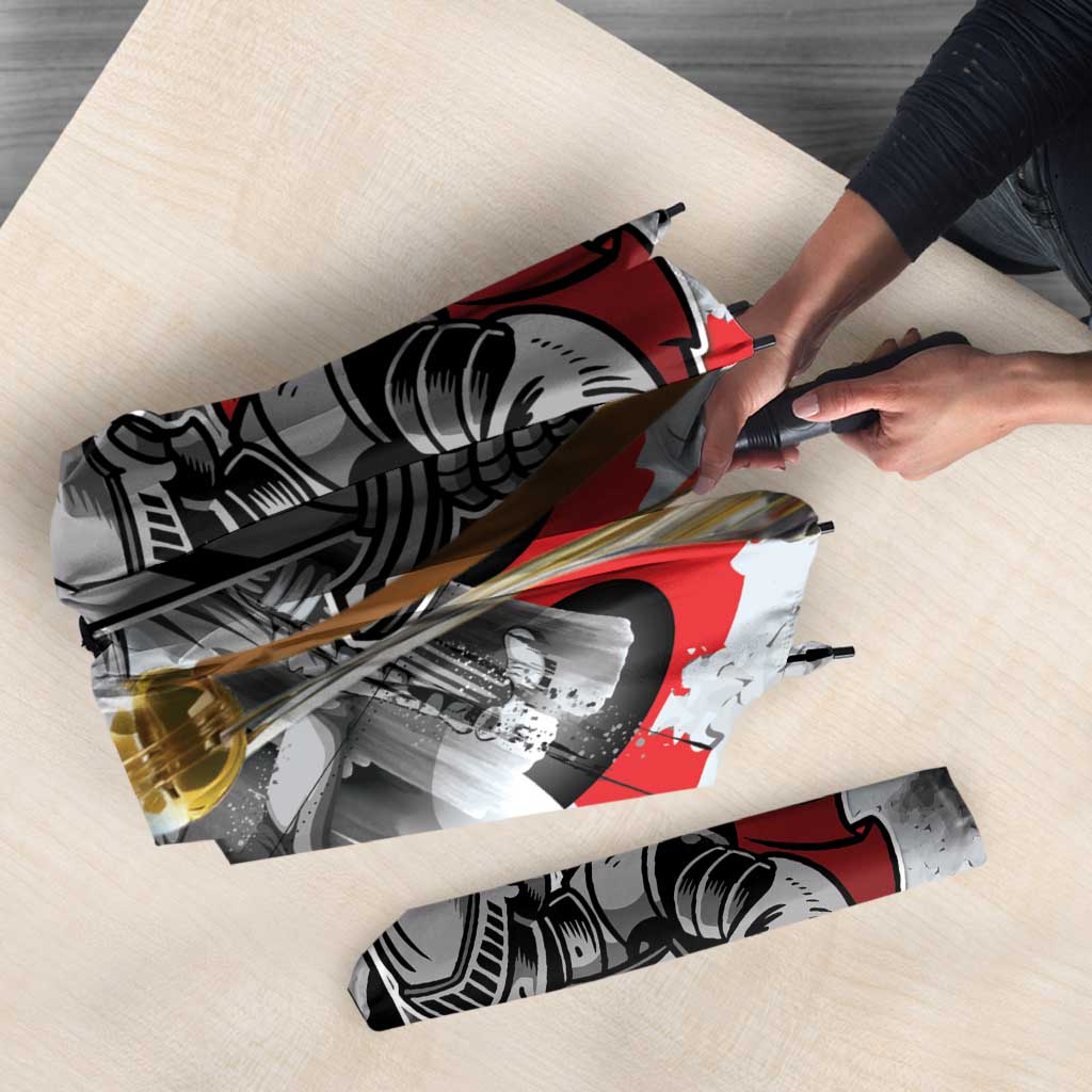 Trinbago Cricket Knight Riders Champion Umbrella - Wonder Print Shop