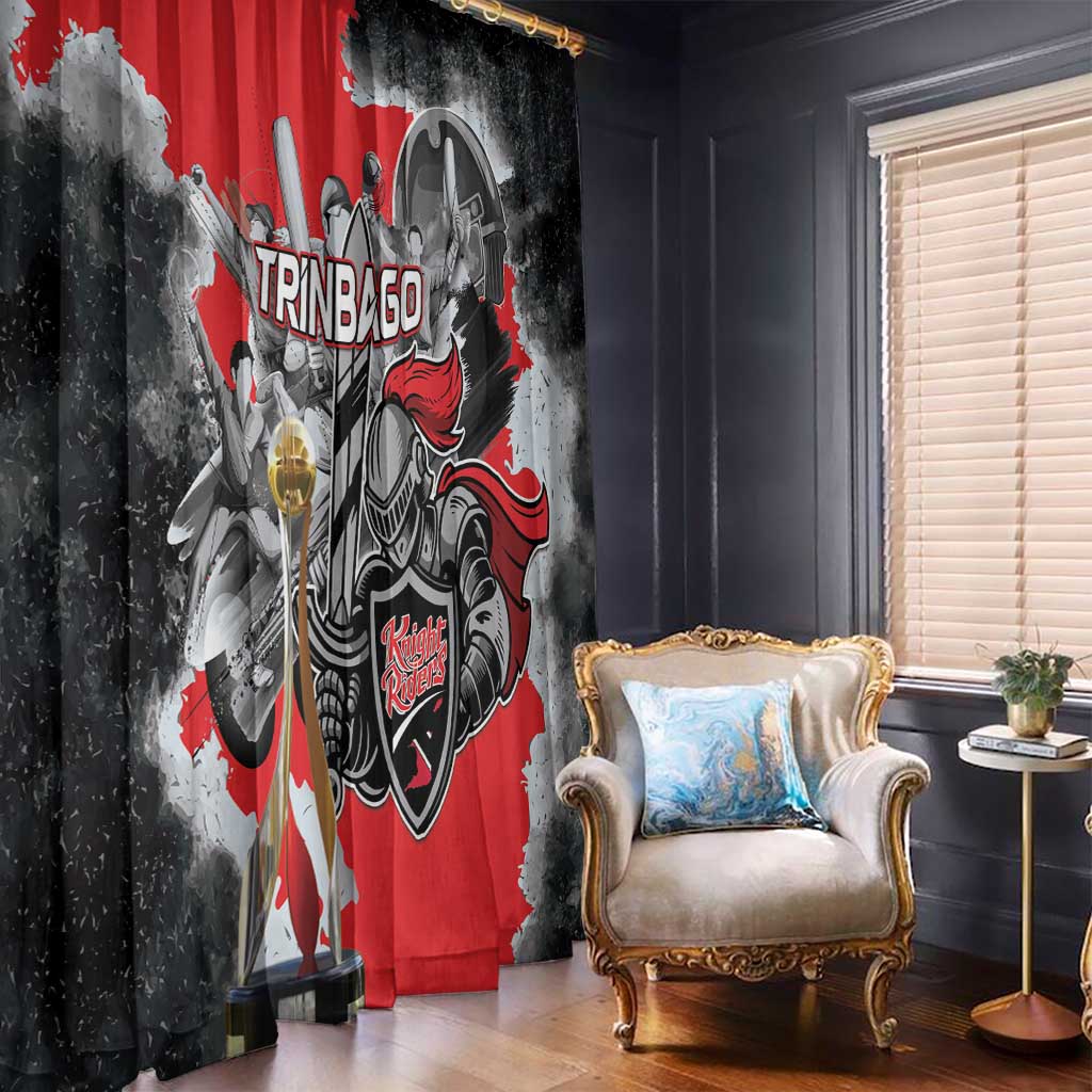 Trinbago Cricket Knight Riders Champion Window Curtain - Wonder Print Shop